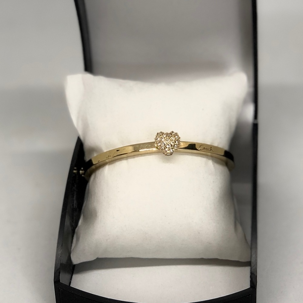COACH Heart Bangle Bracelet